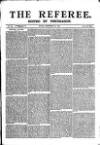 The Referee Sunday 27 September 1885 Page 1