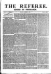 The Referee Sunday 08 November 1885 Page 1
