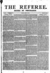 The Referee Sunday 29 May 1887 Page 1