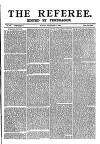 The Referee Sunday 01 September 1889 Page 1