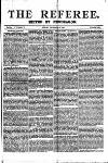 The Referee Sunday 29 December 1889 Page 1