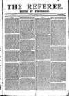 The Referee Sunday 12 January 1890 Page 1