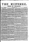 The Referee Sunday 27 July 1890 Page 1