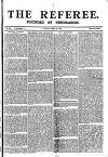 The Referee Sunday 30 April 1893 Page 1
