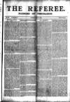 The Referee Sunday 15 July 1894 Page 1