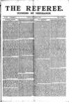 The Referee Sunday 04 November 1894 Page 1
