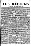 The Referee Sunday 23 December 1894 Page 1