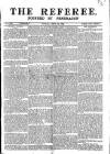 The Referee Sunday 30 April 1899 Page 1