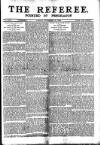 The Referee Sunday 18 November 1900 Page 1