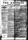 The Referee Sunday 03 January 1909 Page 1