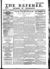 The Referee Sunday 19 January 1913 Page 1