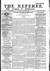 The Referee Sunday 26 January 1913 Page 1