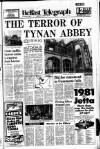Belfast Telegraph Thursday 22 January 1981 Page 1