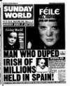 Sunday World (Dublin) Sunday 29 March 1992 Page 1