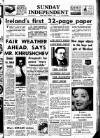 Sunday Independent (Dublin) Sunday 01 November 1959 Page 1
