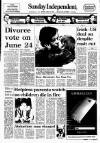 Sunday Independent (Dublin) Sunday 27 April 1986 Page 1