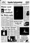 Sunday Independent (Dublin) Sunday 13 July 1986 Page 1