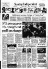 Sunday Independent (Dublin) Sunday 18 January 1987 Page 1