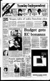 Sunday Independent (Dublin) Sunday 08 January 1989 Page 1