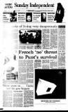 Sunday Independent (Dublin) Sunday 20 September 1992 Page 1