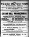 Talking Machine News Monday 01 June 1903 Page 1