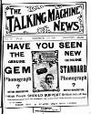 Talking Machine News Thursday 15 November 1906 Page 1