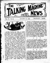Talking Machine News Tuesday 01 January 1907 Page 1