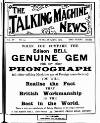Talking Machine News Friday 15 February 1907 Page 1