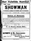 The Showman Friday 03 January 1902 Page 1