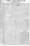 Champion (London) Sunday 19 February 1815 Page 1