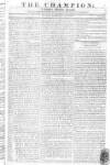 Champion (London) Sunday 11 February 1816 Page 1
