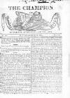 Champion (London) Monday 05 January 1818 Page 1