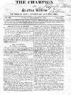 Champion (London) Sunday 21 February 1819 Page 1