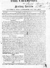 Champion (London) Sunday 22 August 1819 Page 1