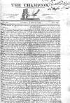 Champion (London) Sunday 24 March 1822 Page 1