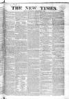 New Times (London) Thursday 28 November 1822 Page 1