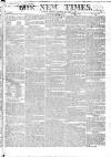 New Times (London) Friday 22 August 1823 Page 1