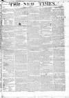 New Times (London) Saturday 23 August 1823 Page 1
