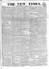 New Times (London) Saturday 18 October 1823 Page 1