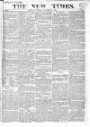 New Times (London) Thursday 23 October 1823 Page 1