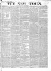 New Times (London) Friday 21 November 1823 Page 1