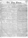 New Times (London) Monday 09 January 1826 Page 1