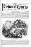 Pictorial Times Saturday 28 March 1846 Page 1