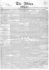 Albion and the Star Monday 05 December 1831 Page 1