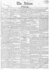 Albion and the Star Saturday 25 February 1832 Page 1