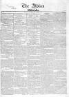 Albion and the Star Saturday 15 December 1832 Page 1