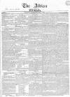 Albion and the Star Wednesday 11 September 1833 Page 1