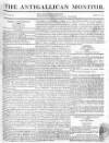 Anti-Gallican Monitor Sunday 14 April 1811 Page 1