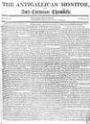 Anti-Gallican Monitor Sunday 19 January 1812 Page 1
