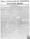 Anti-Gallican Monitor Sunday 02 February 1812 Page 1